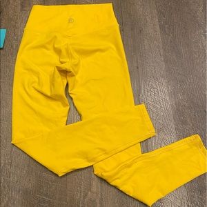 TYC effortless classic leggings mustard size XS
